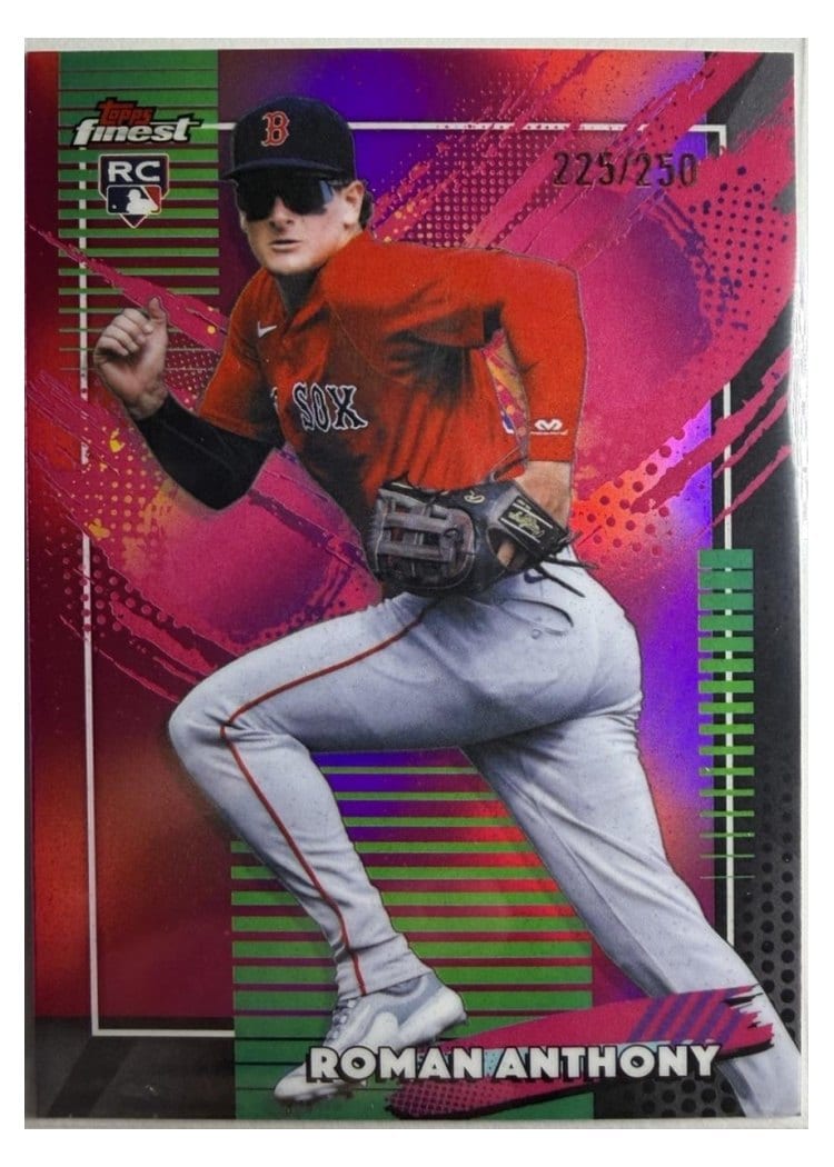 2026 Topps Finest Roman Anthony Refractor #206 card