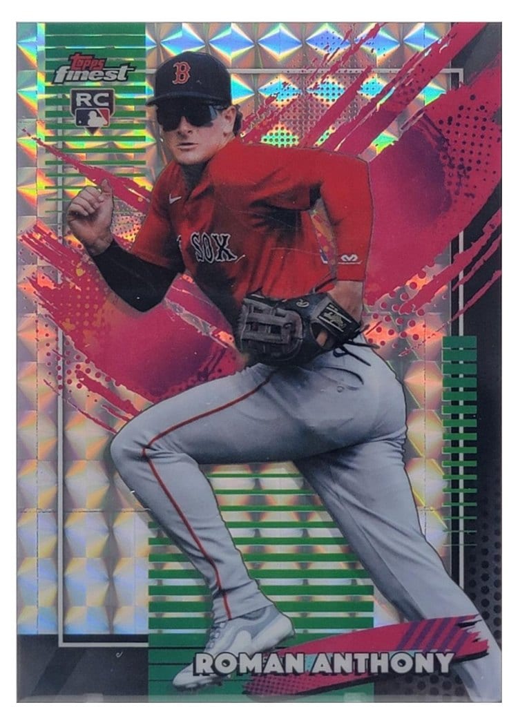 2026 Topps Finest Roman Anthony Geometric Refractor #206 card