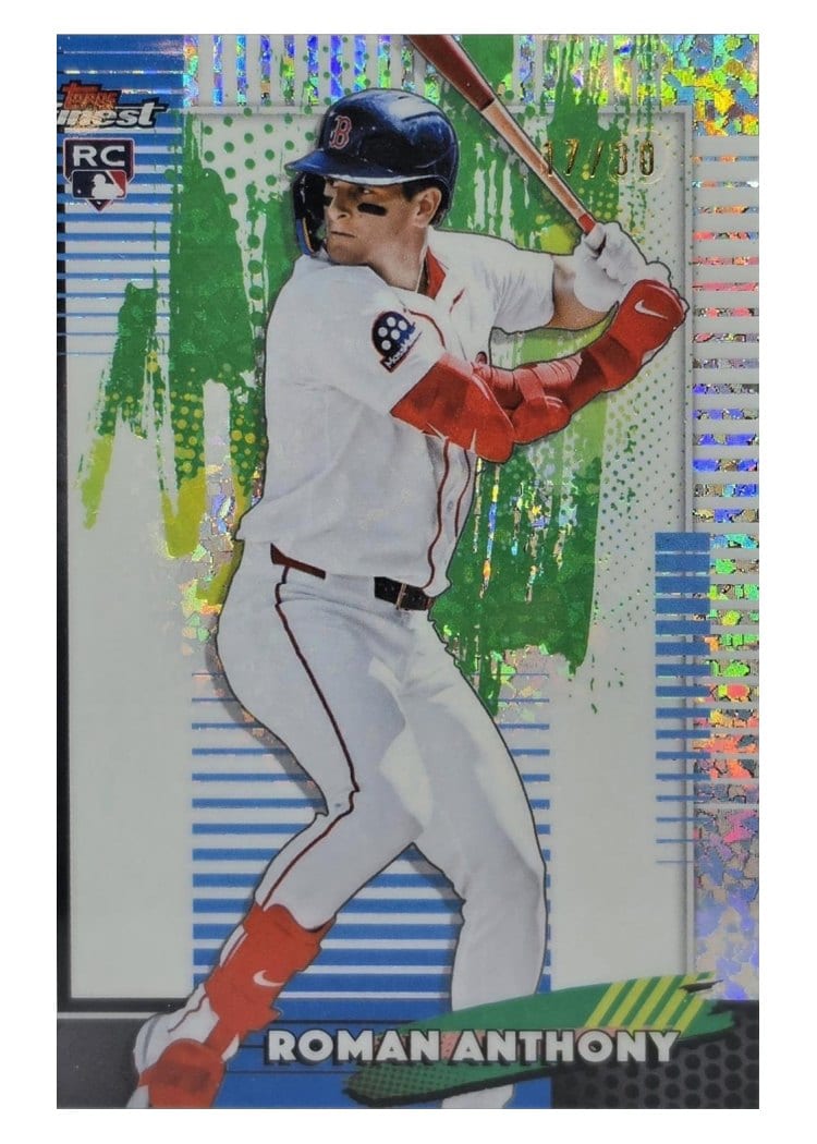 2026 Topps Finest Roman Anthony White Mini Diamond Refractor #52 card