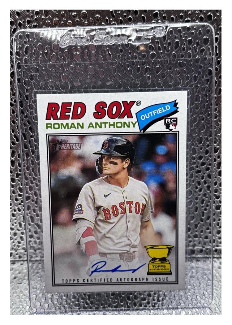 2026 Topps Heritage Real One Autographs Roman Anthony #ROA-RAN card
