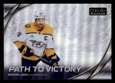 2025-26 O-Pee-Chee Platinum Path to Victory Roman Josi #PV-8 card