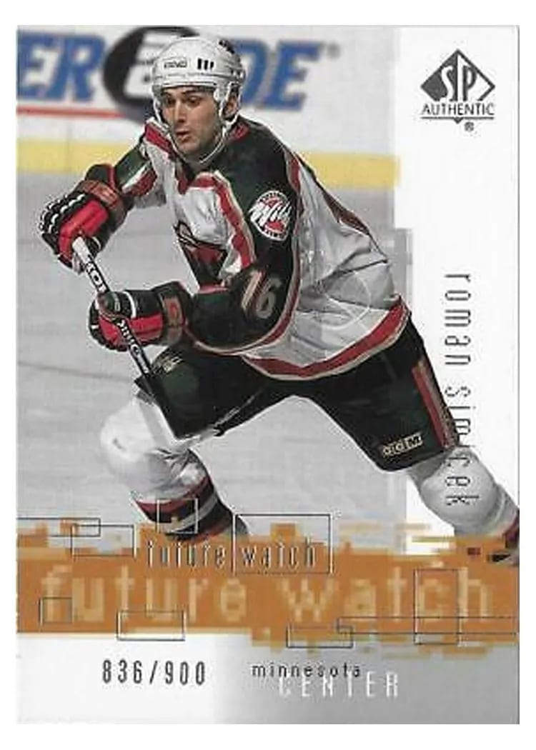 2000 SP Authentic Roman Simicek #121 card