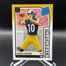 2024 Donruss Rated Rookies Throwback Roman Wilson #21 card