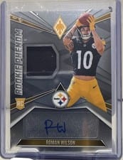 2024 Panini Phoenix Rookie Phenom Jersey Autographs Roman Wilson #RPJA-RWN card