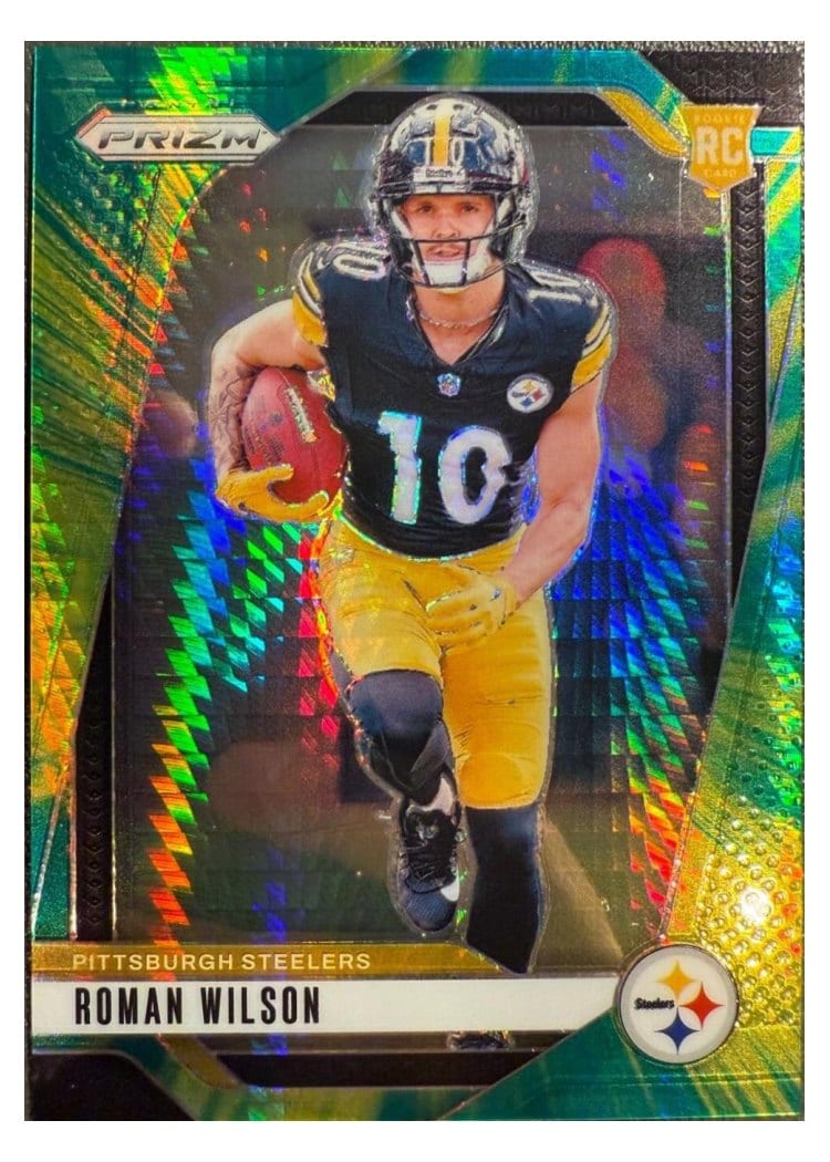 2024 Panini Prizm Base Set Roman Wilson #384 card