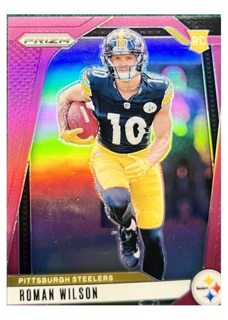2024 Panini Prizm Base Set Roman Wilson #384 card