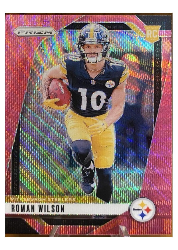 2024 Panini Prizm Base Set Roman Wilson #384 card