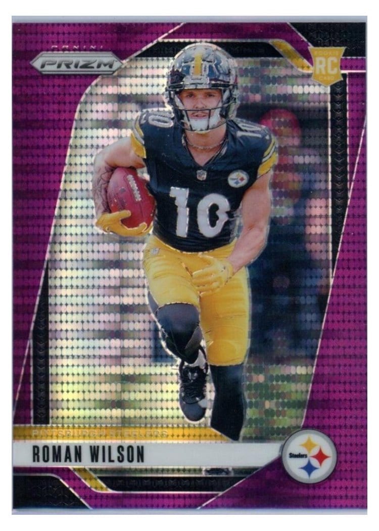 2024 Panini Prizm Base Set Roman Wilson #384 card