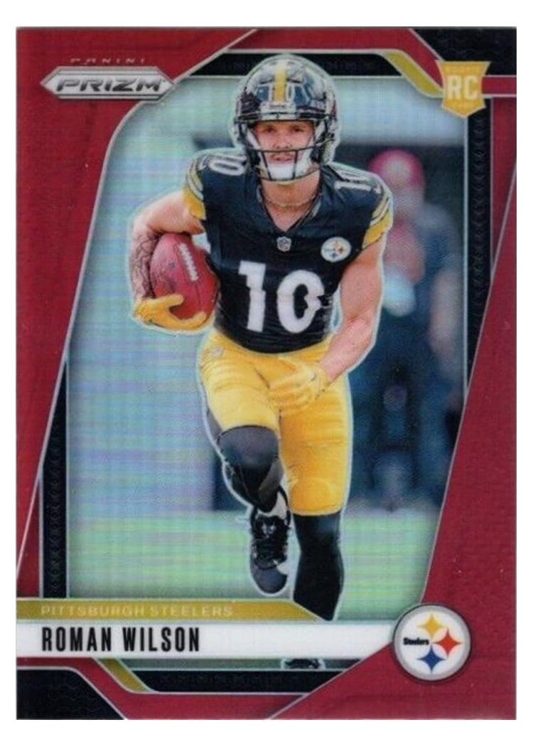2024 Panini Prizm Base Set Roman Wilson #384 card