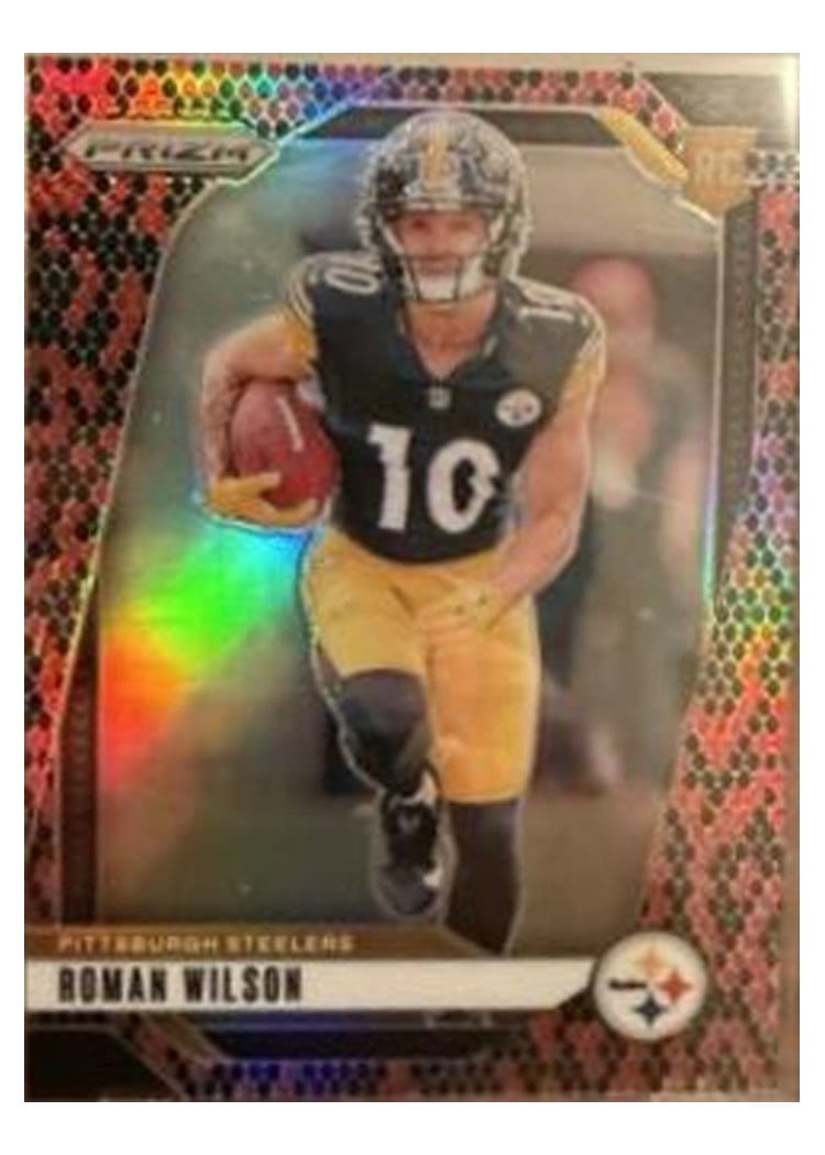2024 Panini Prizm Base Set Roman Wilson #384 card