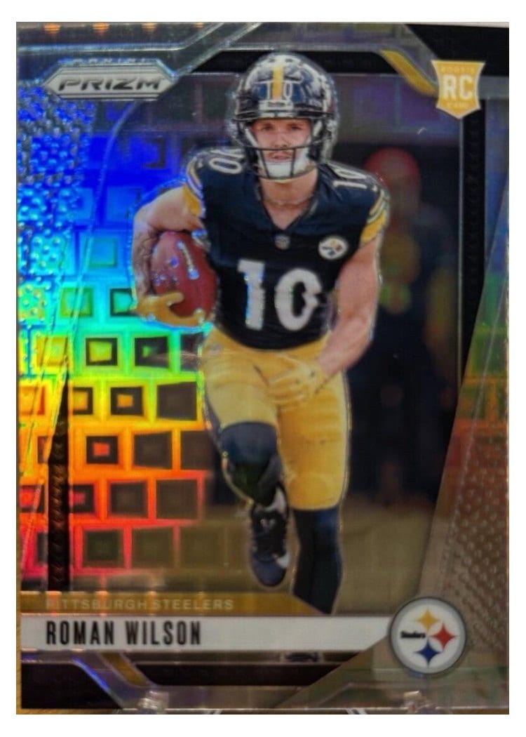 2024 Panini Prizm Base Set Roman Wilson #384 card