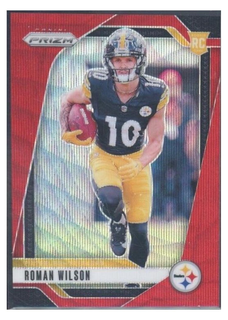 2024 Panini Prizm Base Set Roman Wilson #384 card
