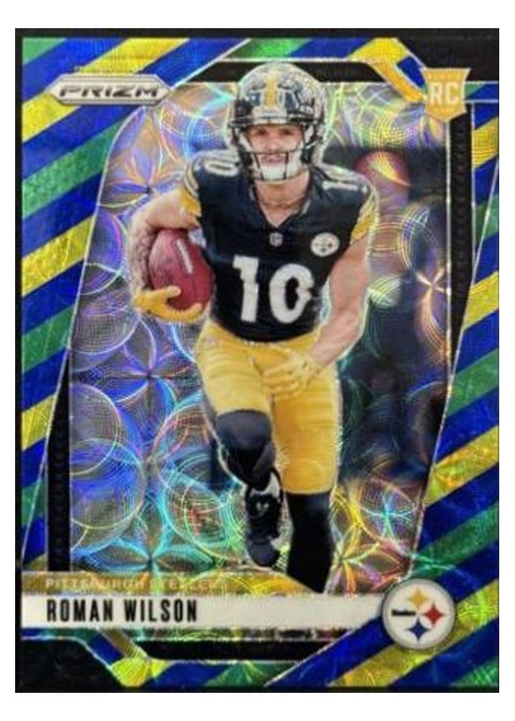 2024 Panini Prizm Base Set Roman Wilson #384 card