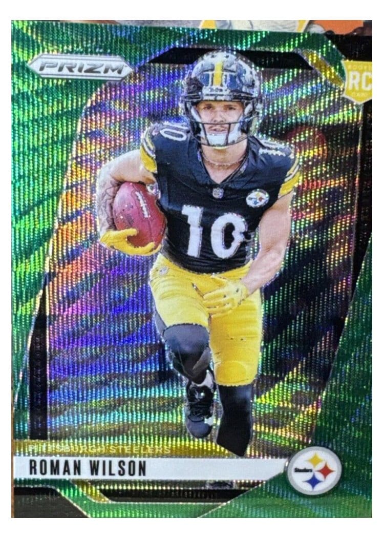 2024 Panini Prizm Base Set Roman Wilson #384 card