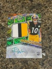 2024 Panini Spectra Rookie Patch Autographs Roman Wilson #223 card