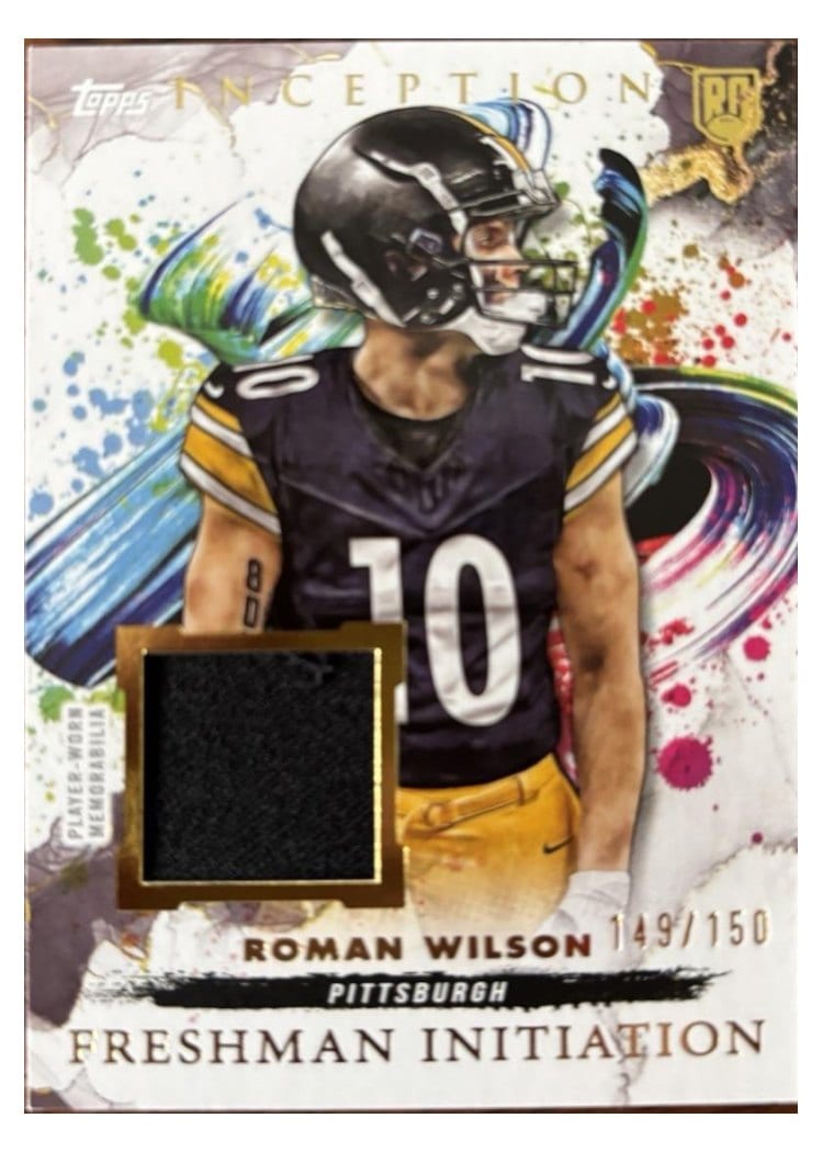 2024 Topps Inception Freshman Initiation Relics Roman Wilson #FI-23 card