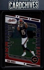 2024 Panini Absolute Base Set Rome Odunze #109 card
