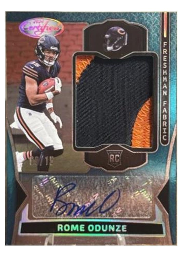 2024 Panini Certified Rookie Signatures Rome Odunze #7 card