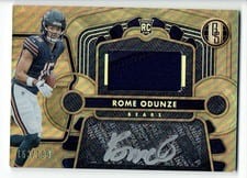 2024 Panini Gold Standard Rookie Jersey Autographs Rome Odunze #204