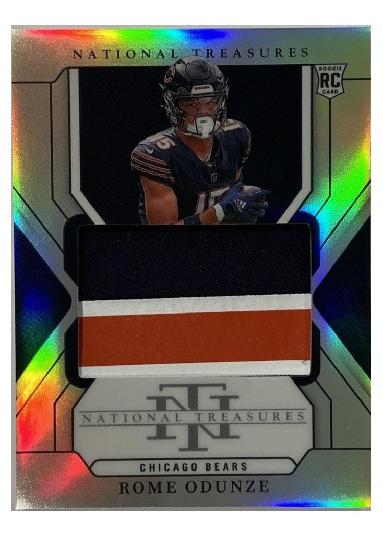 2024 Panini National Treasures Base Set Rome Odunze #216 card
