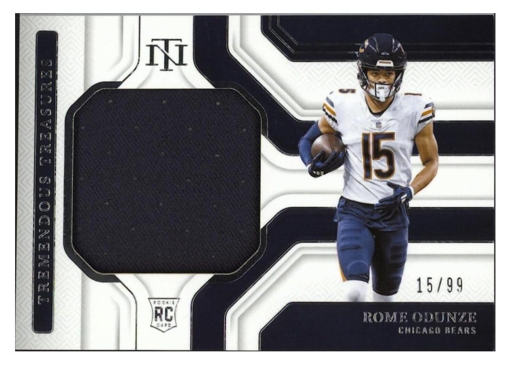 2024 Panini National Treasures Tremendous Treasures Rome Odunze #15 card