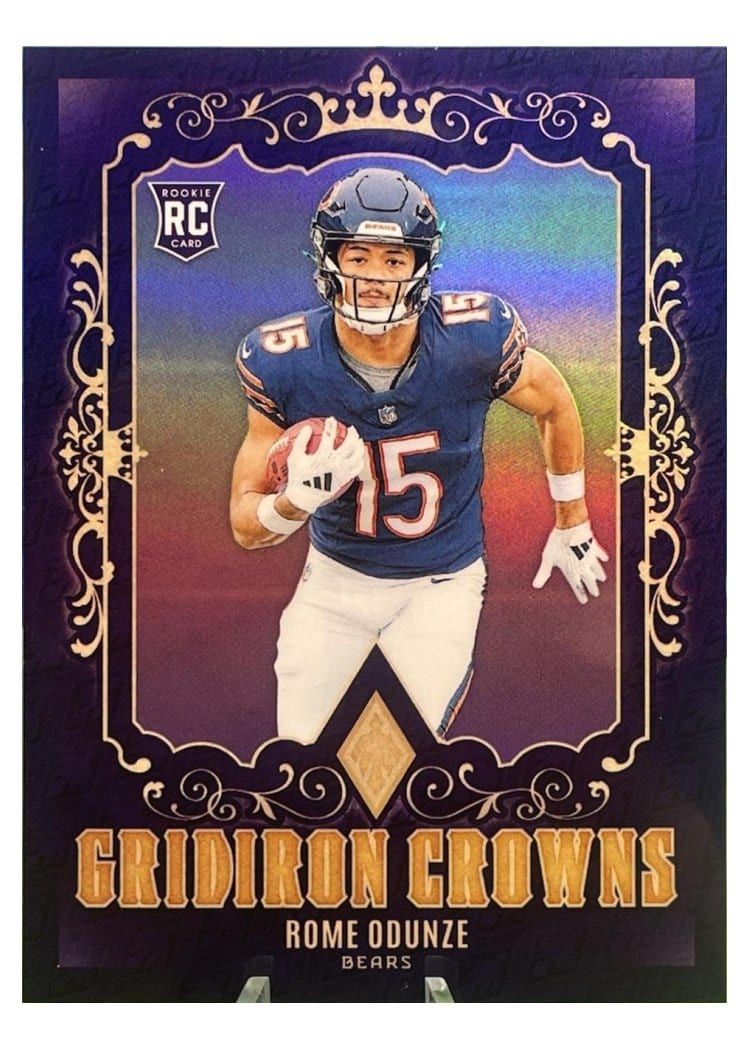 2024 Panini Phoenix Gridiron Crowns Rome Odunze #GC-ROE card