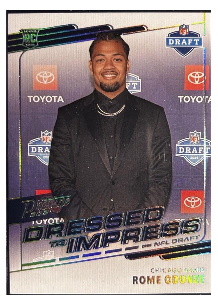 2024 Panini Prestige Dress to Impress NFL Draft Rome Odunze #DTI-ROE card