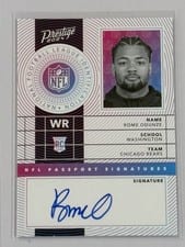 2024 Panini Prestige NFL Passport Signatures Rome Odunze #NPS-ROE card