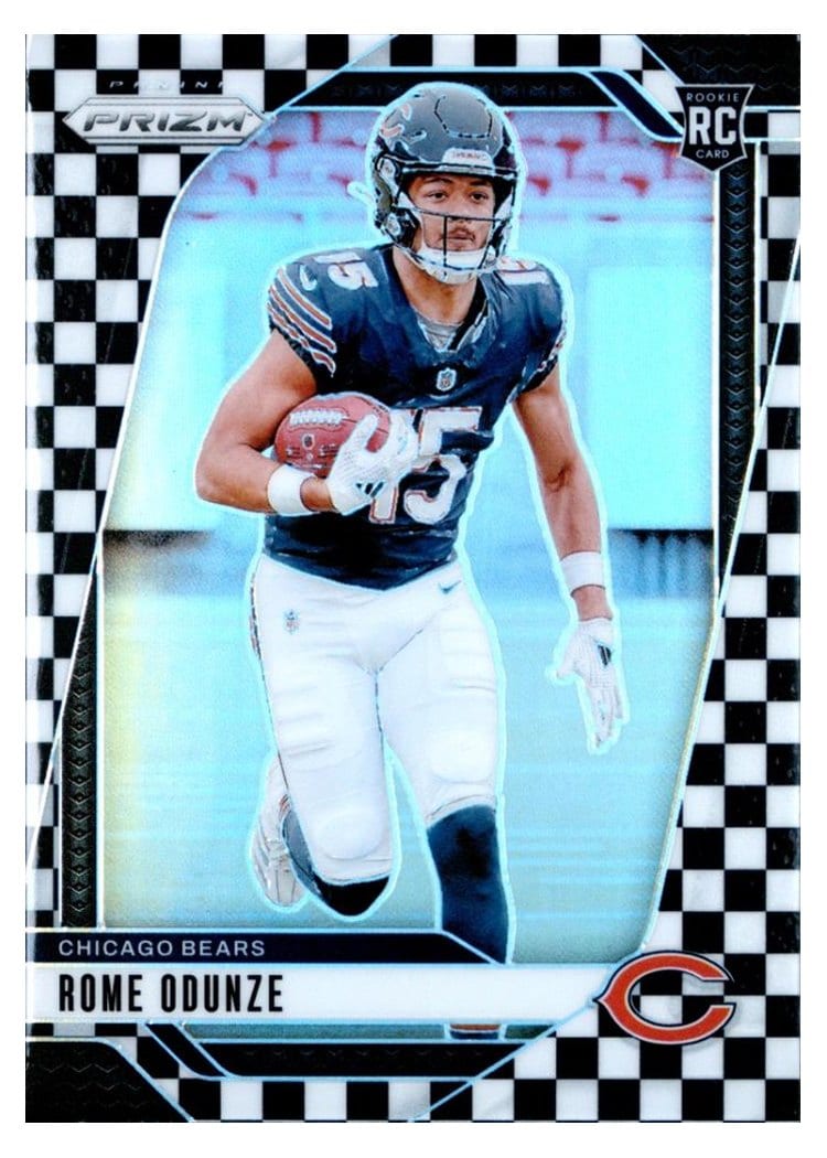 2024 Panini Prizm Base Set Rome Odunze #385 card