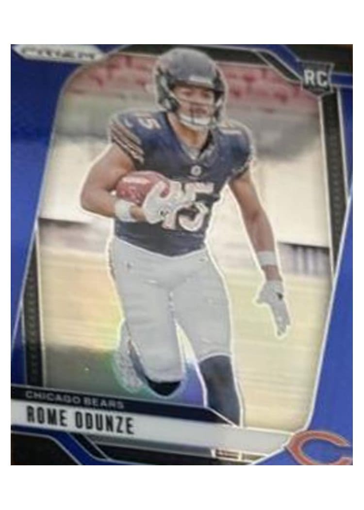 2024 Panini Prizm Base Set Rome Odunze #385 card