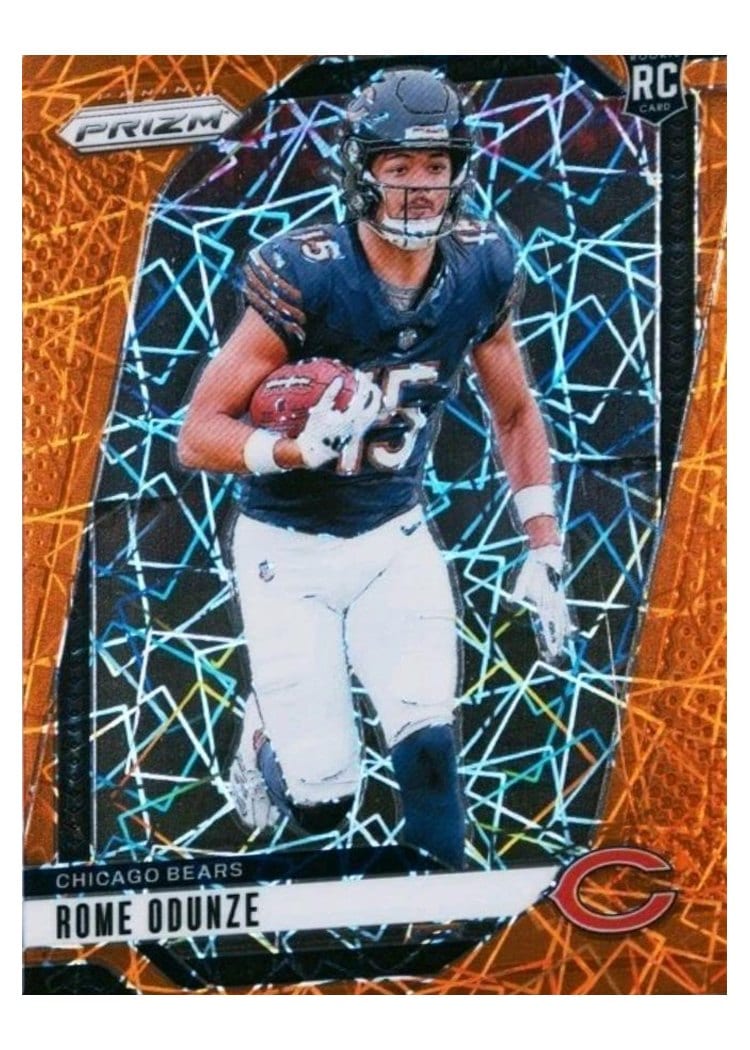 2024 Panini Prizm Base Set Rome Odunze #385 card