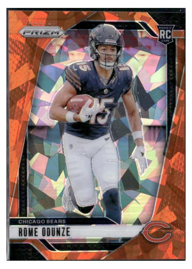 2024 Panini Prizm Base Set Rome Odunze #385 card