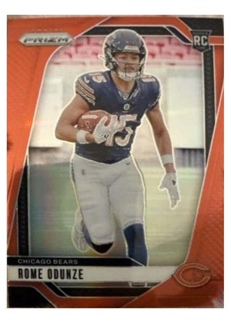 2024 Panini Prizm Base Set Rome Odunze #385 card