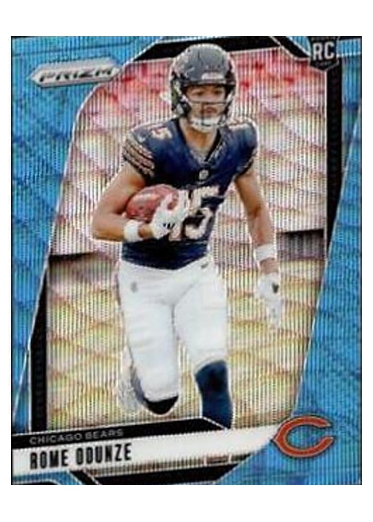 2024 Panini Prizm Base Set Rome Odunze #385 card