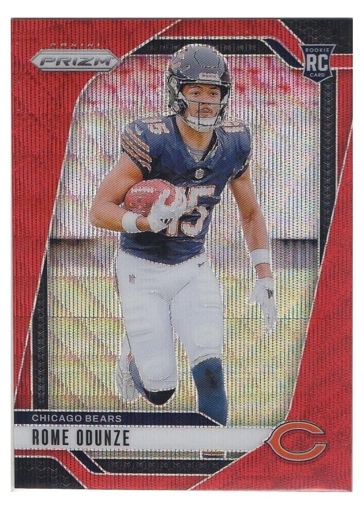 2024 Panini Prizm Base Set Rome Odunze #385 card