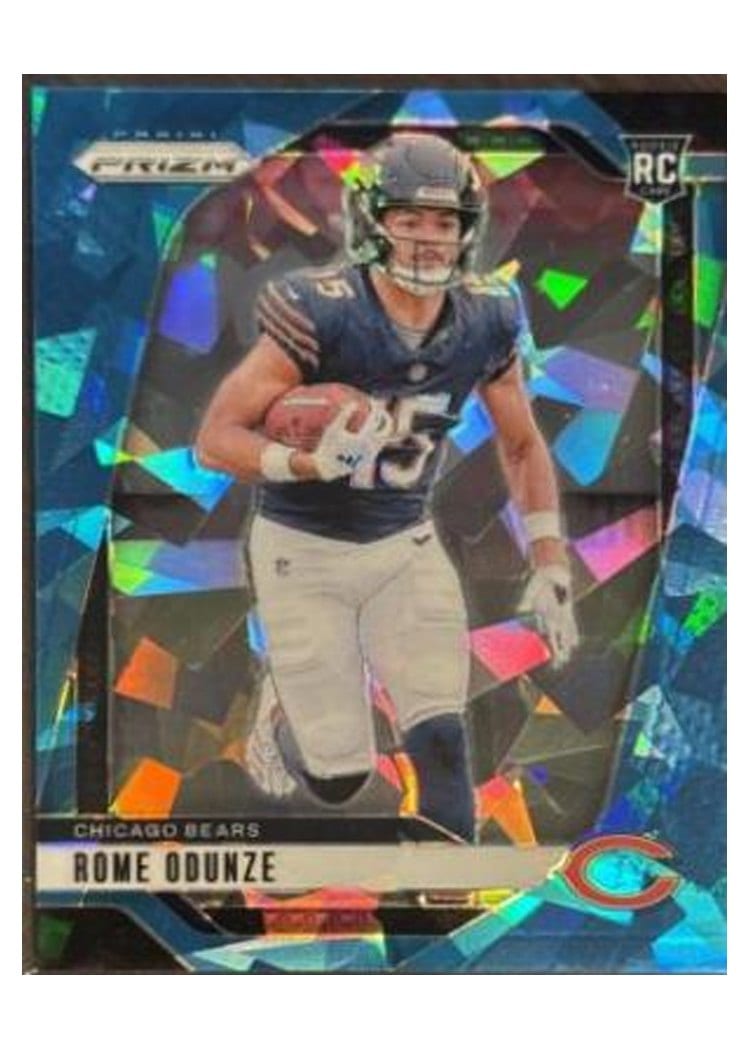2024 Panini Prizm Base Set Rome Odunze #385 card