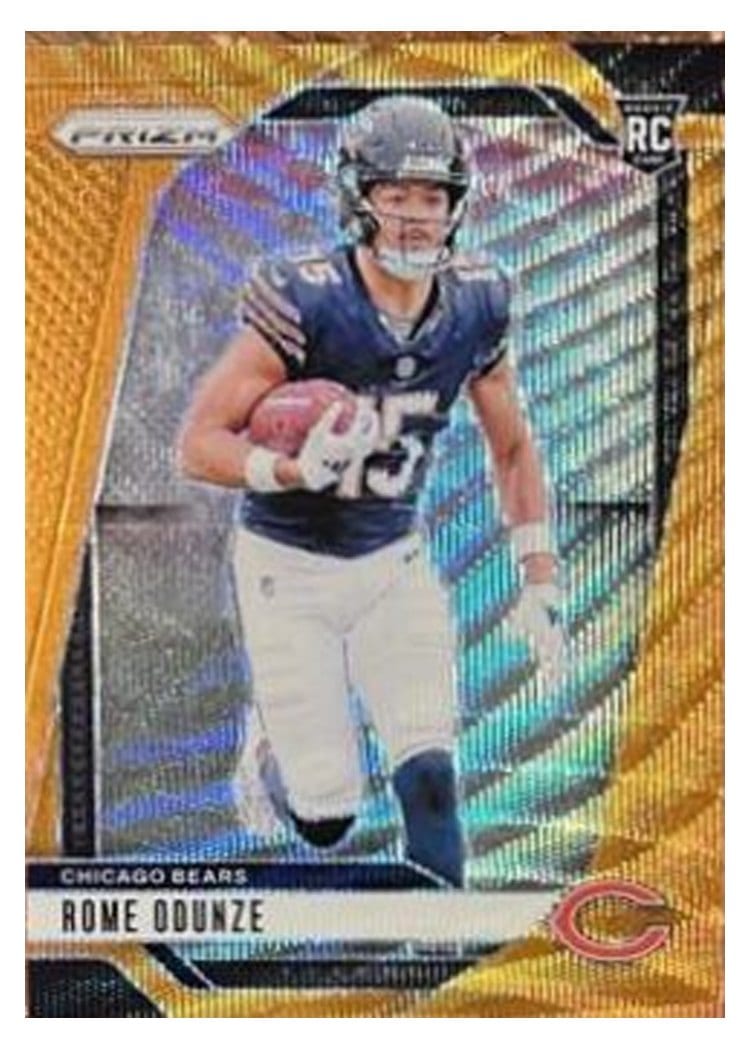 2024 Panini Prizm Base Set Rome Odunze #385 card