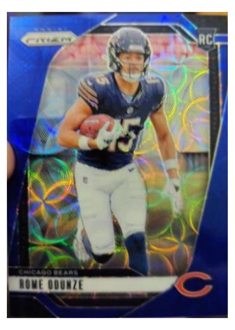2024 Panini Prizm Base Set Rome Odunze #385 card