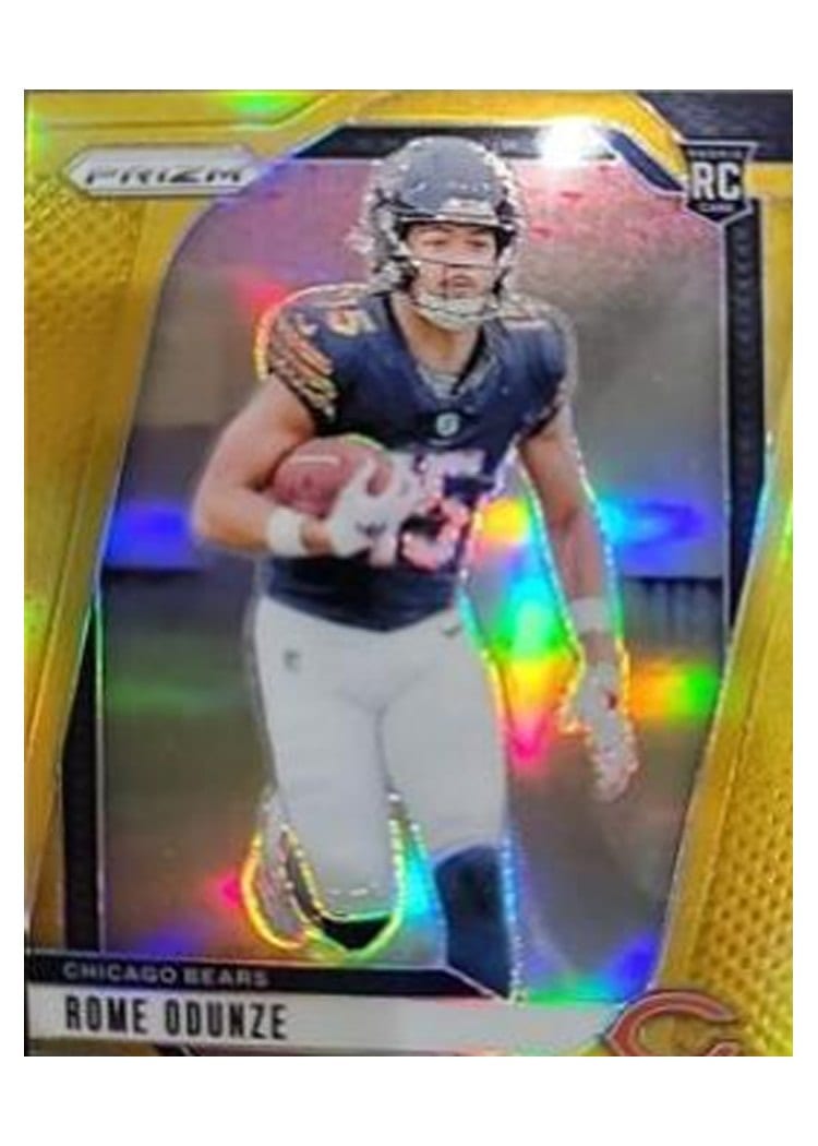 2024 Panini Prizm Base Set Rome Odunze #385 card