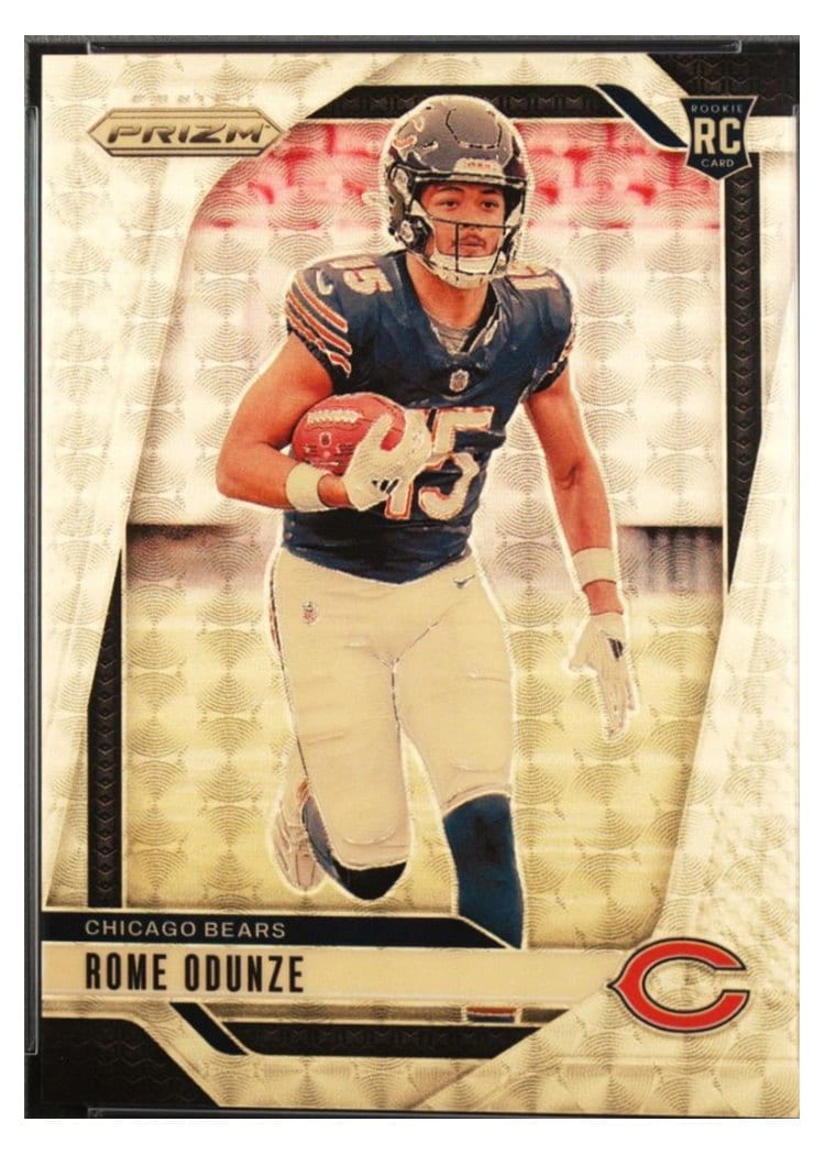 2024 Panini Prizm Base Set Rome Odunze #385 card