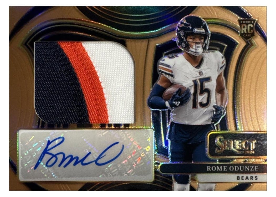 2024 Panini Select Rome Odunze #3 card