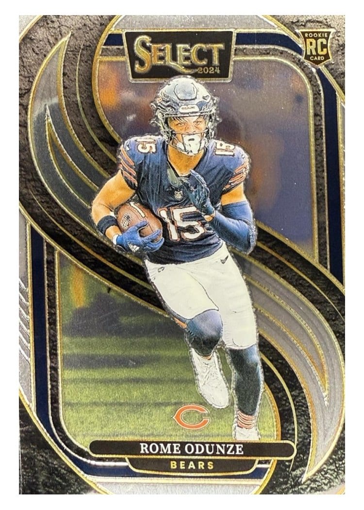 2024 Panini Select Base Set Rome Odunze #136 card