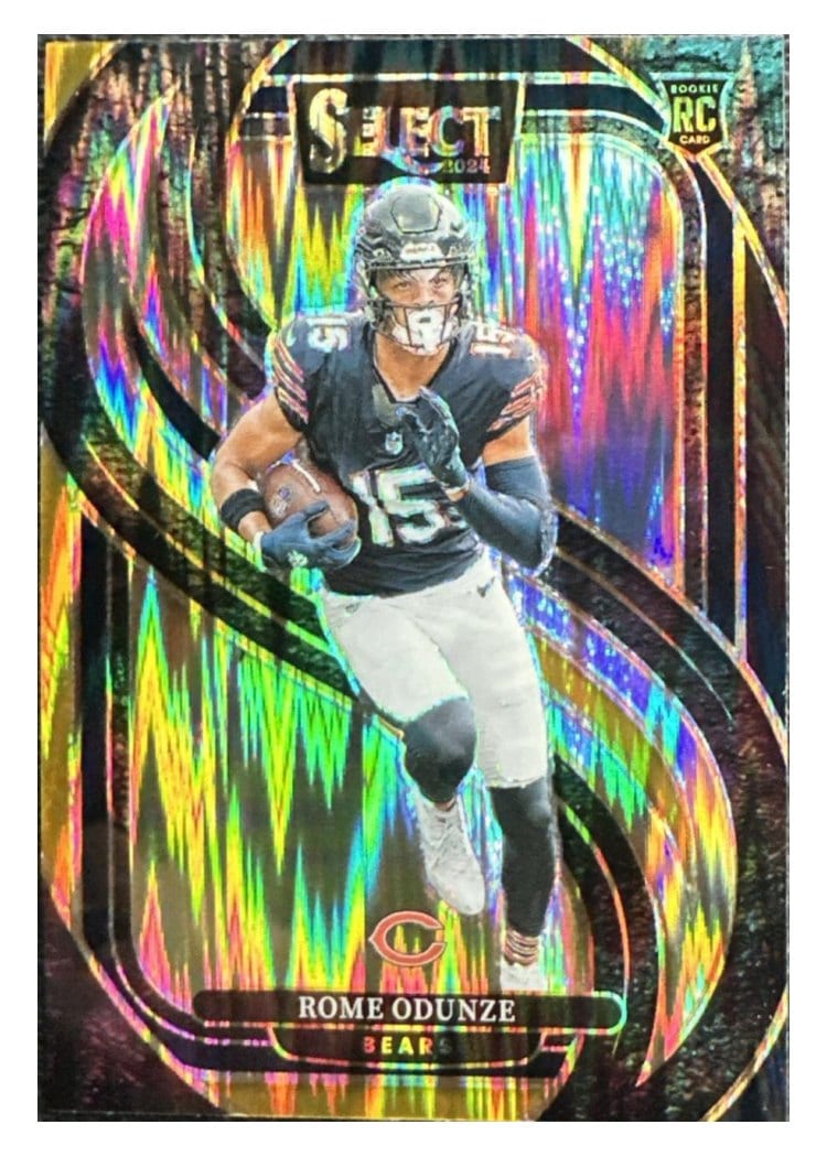 2024 Panini Select Base Set Rome Odunze #136 card
