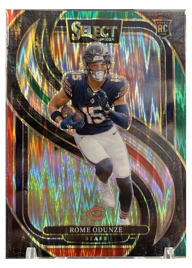 2024 Panini Select Base Set Rome Odunze #136 card