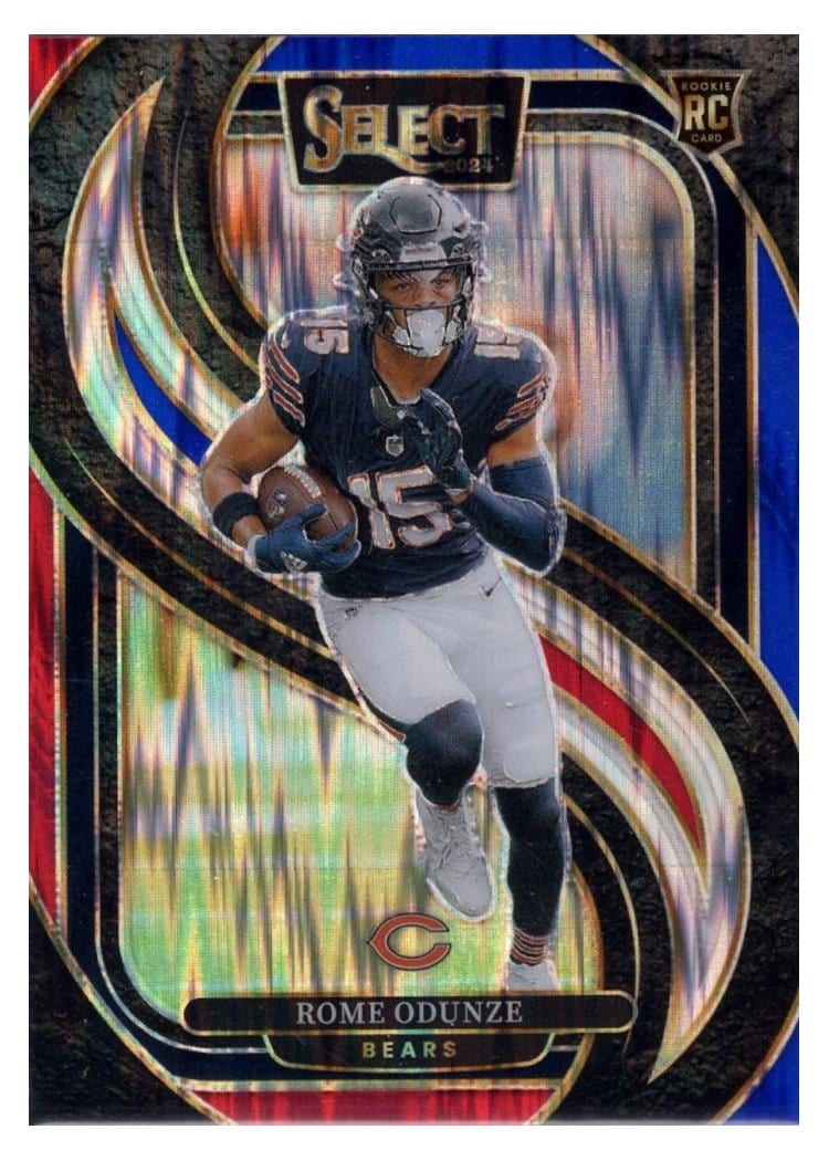 2024 Panini Select Base Set Rome Odunze #136 card