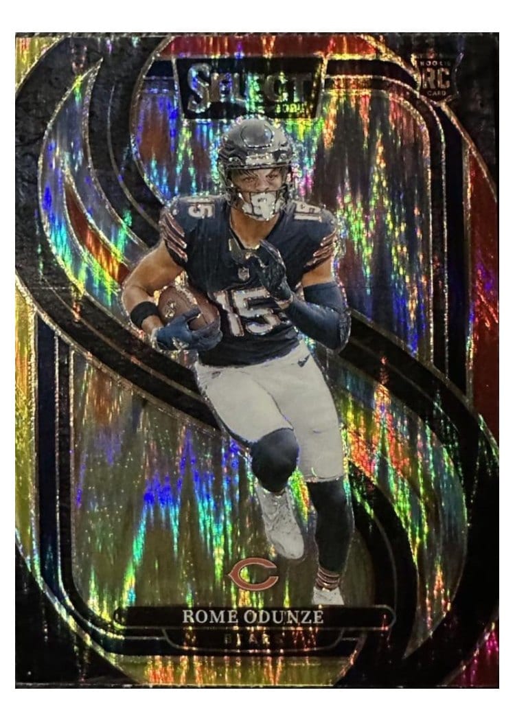 2024 Panini Select Base Set Rome Odunze #136 card