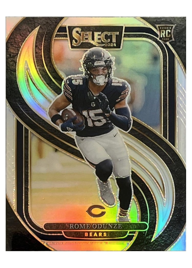2024 Panini Select Base Set Rome Odunze #136 card