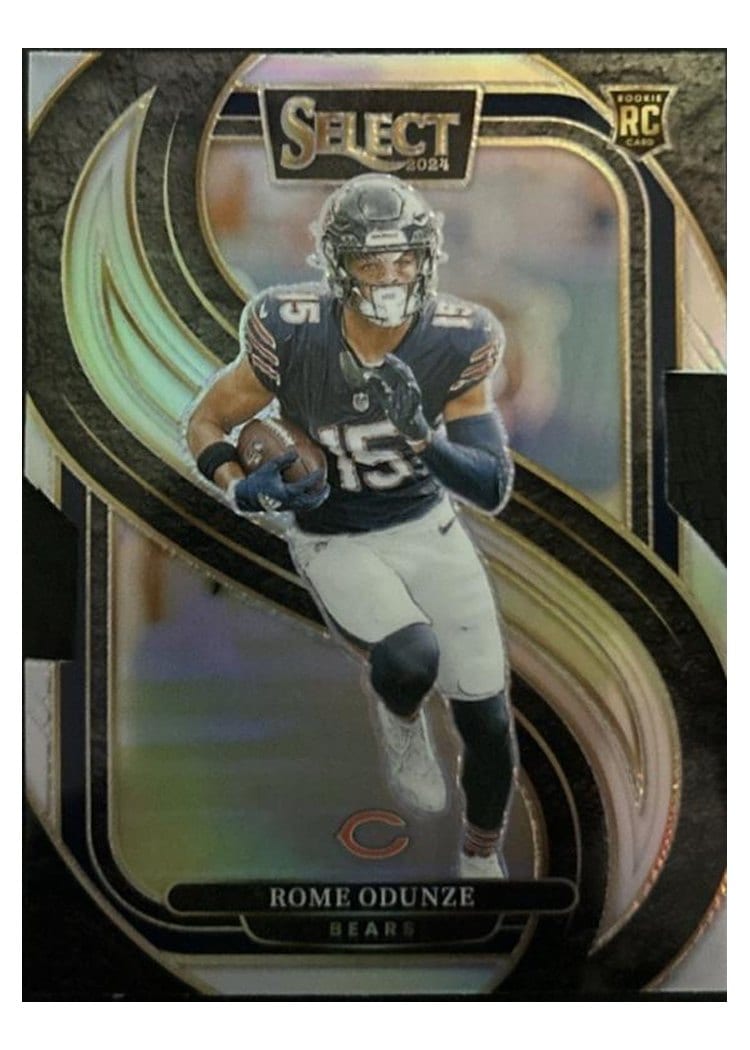 2024 Panini Select Base Set Rome Odunze #136 card