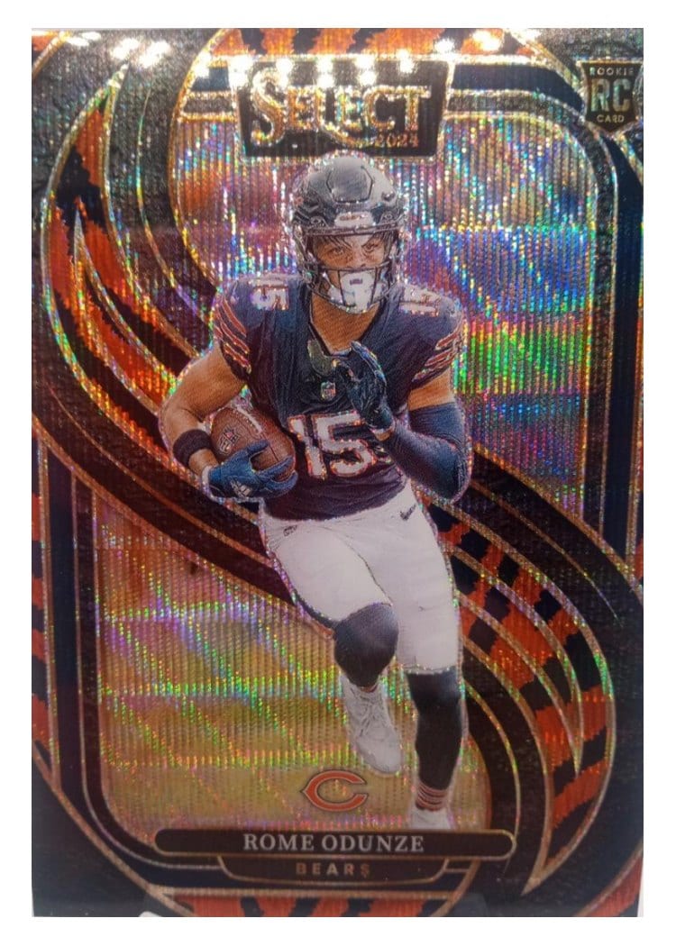 2024 Panini Select Base Set Rome Odunze Tiger Prizm #136 card