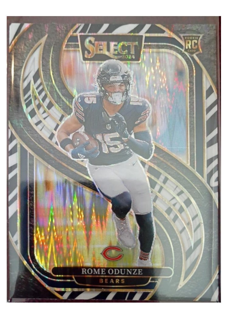 2024 Panini Select Base Set Rome Odunze #136 card